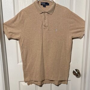 Polo by Ralph Lauren Men's Beige Polo Shirt